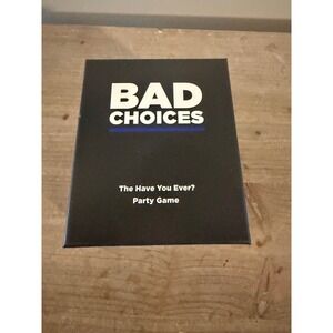 Bad Choices The Have You Ever Party Game by Dyce Adult‎ Card Game 17 Plus